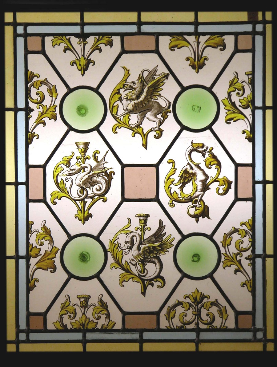 Vitrail motifs Griffon